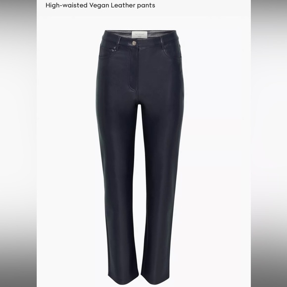 BNWOT Wilfred Vegan Leather Melina Pants - Picture 1 of 6